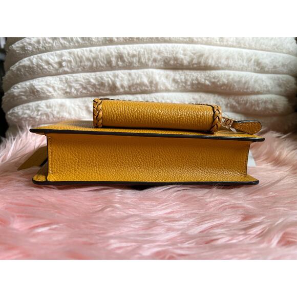 NWT Coach Tabby with Matching Wallet in Buttercup Yellow Whipstitch - Picture 3 of 13